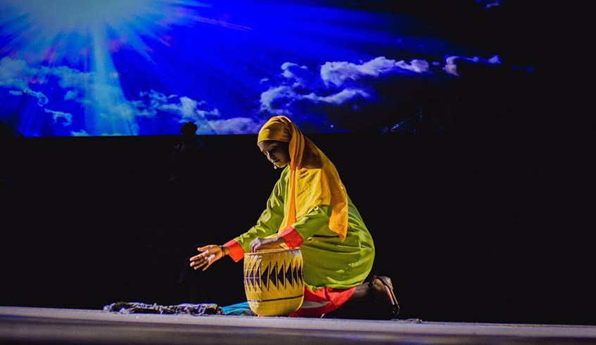 Mary, the Mother of Jesus in the Cantata play. 