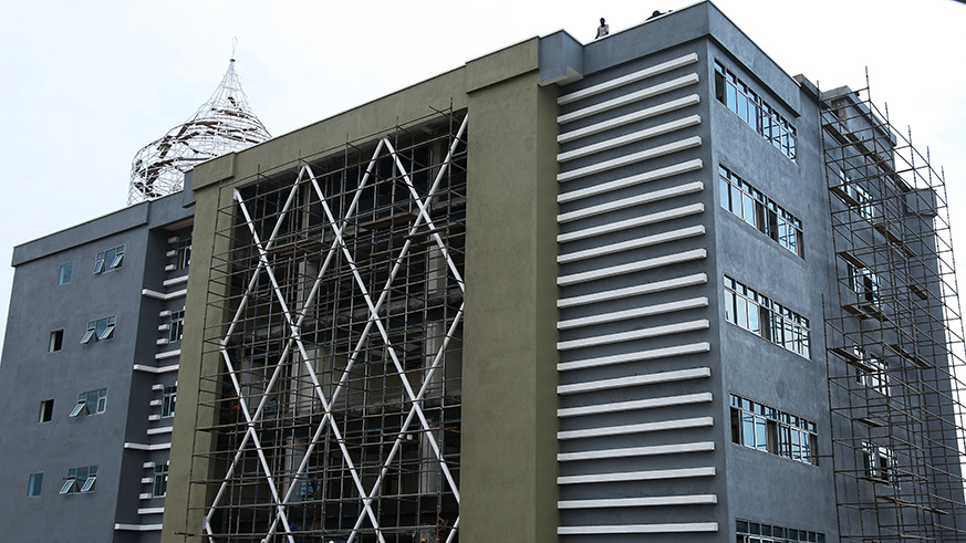 Gasabo Districtu2019s new office complex in the Gishushu area will be completed next month. Sam Ngendahimana.