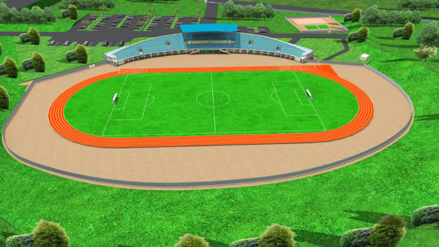 The artistic impression of Bugesera Stadium, which is due to be completed in August this year. Courtesy.