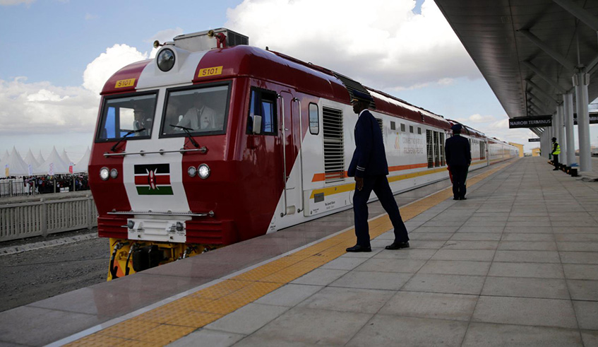 Kenyau2019s Standard Gauge Railway (SGR) line constructed by the China Road and Bridge Corporation (CRBC) and financed by Chinese government. Net photo.
