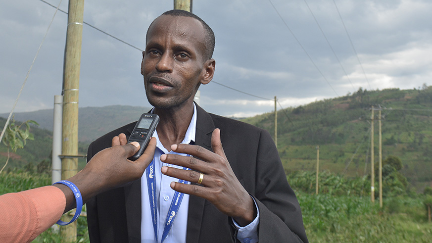 Benoi Niyonkuru, the manager of Rwanda Energy Group, Ngoma Branch  said that the project is benefiting five sectors across the district.Frederic Byumvuhore 