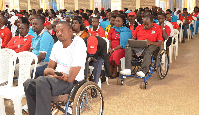 Over 1000 RPF cadres attended the general assembly in Rwamagana on Sunday. Photos by Jean de Dieu Nsabimana.