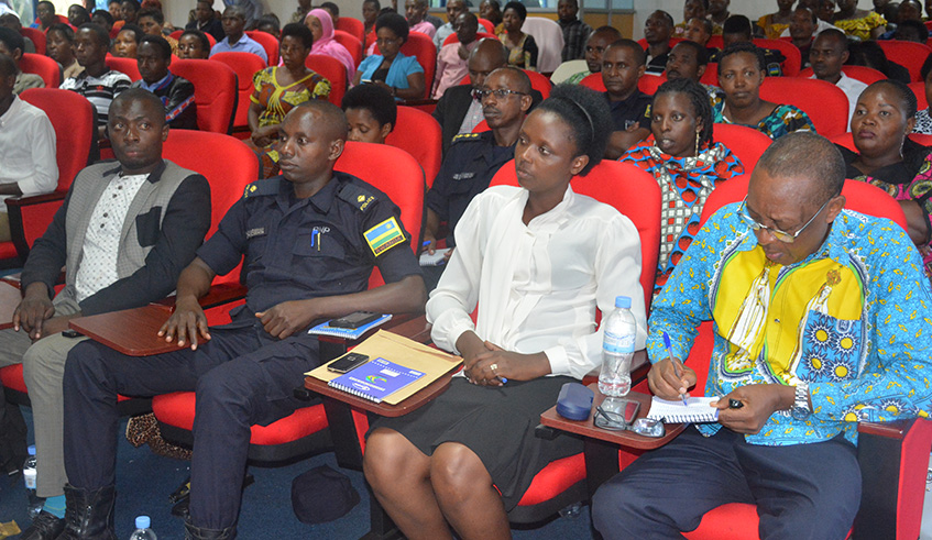 Some 115 people including nurses, crime investigators, police officers, and Minijust representatives at the district level trained in anti Gender Based Violence. Kelly Rwamapera.