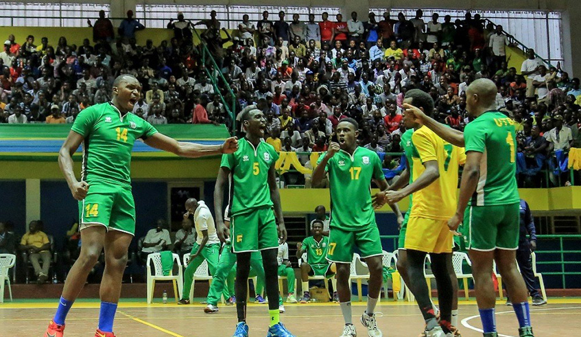 UTB were the first team to beat Gisagara in the 2018-19 national volleyball league last month. Courtesy.