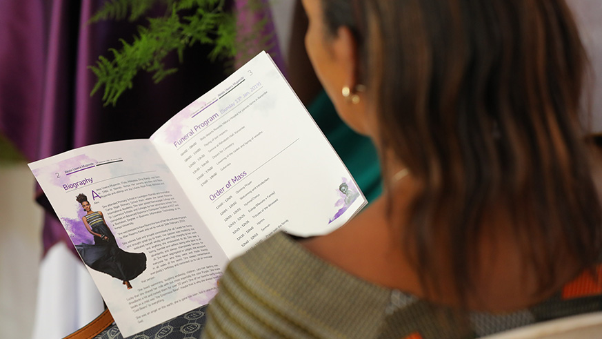 Alexia Uwera laid to rest. Emmanuel Kwizera