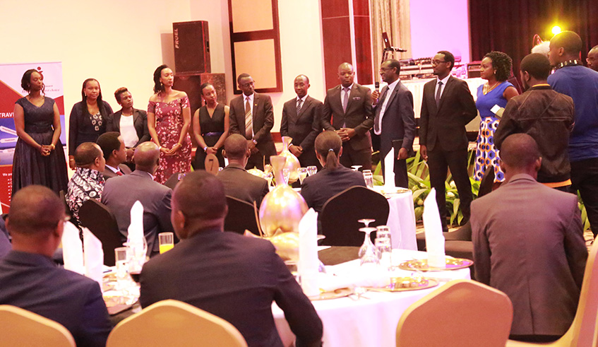 The CEO introducing the management team