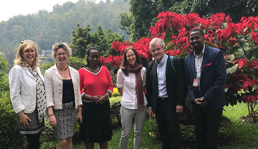 At a meeting with the University of Rwanda, the Trent team met with the Universityu2019s vice chancellor, deputy vice chancellor and with other academic leaders to explore student exchanges, and synergies between academic programmes and research areas. Courtesy.