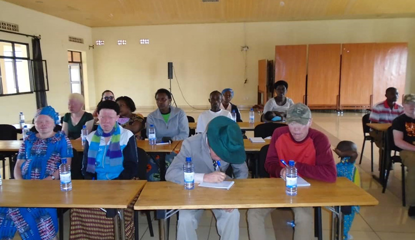 People with albinism face negative attitudes and misunderstanding from their communities. Below: Skin cancer is prevalent among people living with albinism /Courtesy photos