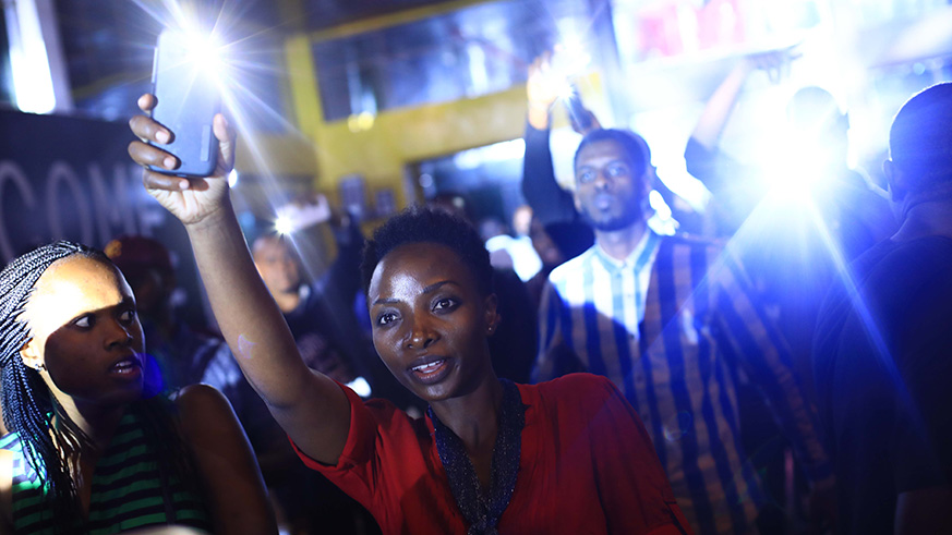 Revellers had their share of good fun as they danced and sang along with the artistes during the launch of The Prayer House band on Sunday. 