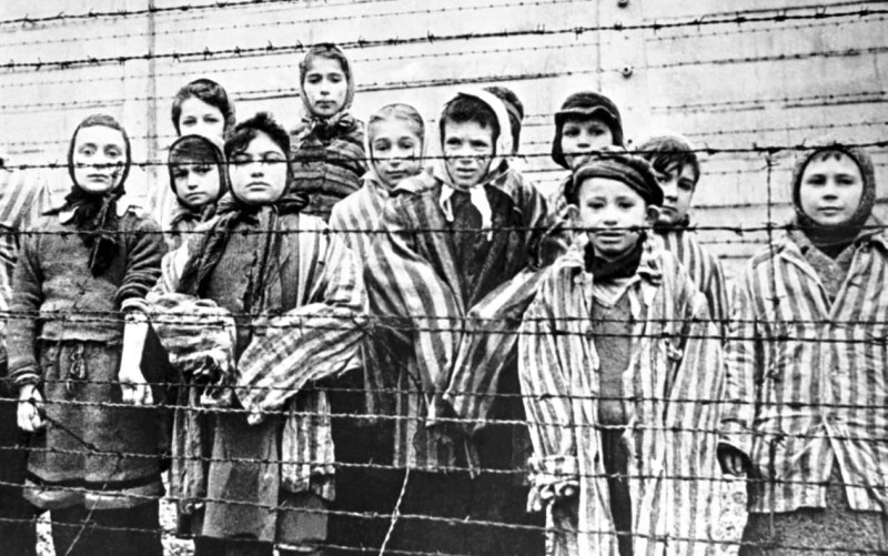 Jewish children in concentration camp in Germany. / Internet photo