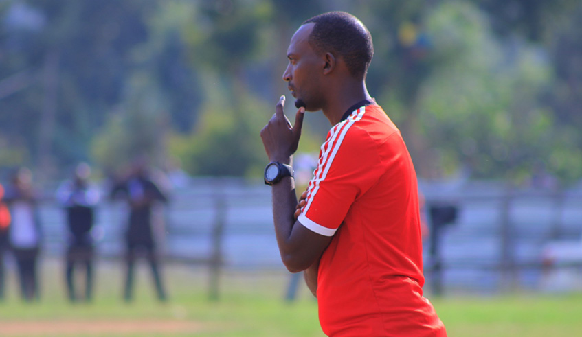 Justin Bisengimana is the first manager to guide Sunrise to victory over APR since 2015. File.