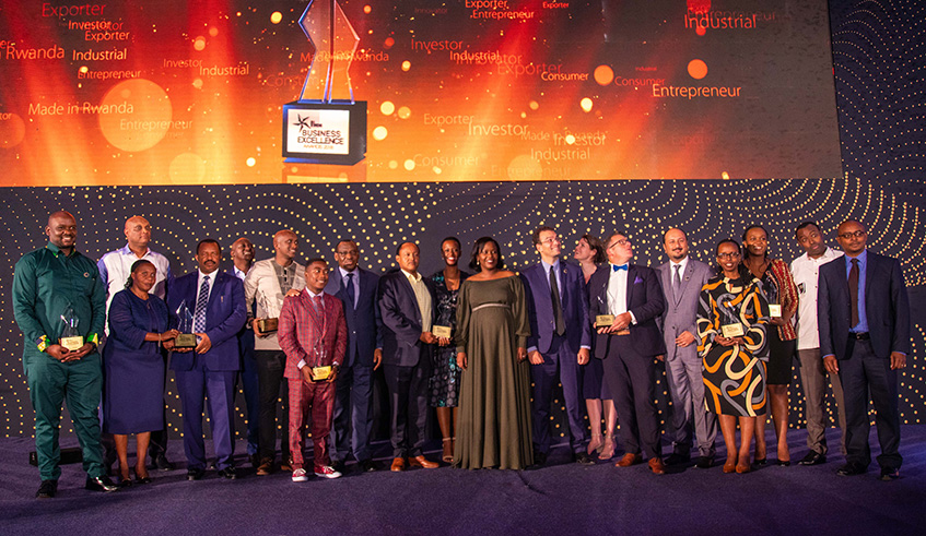 RDB Business Excellence Awards 2018 winners and all who came out to support local business excellence. Photos by Emmanuel Kwizera.