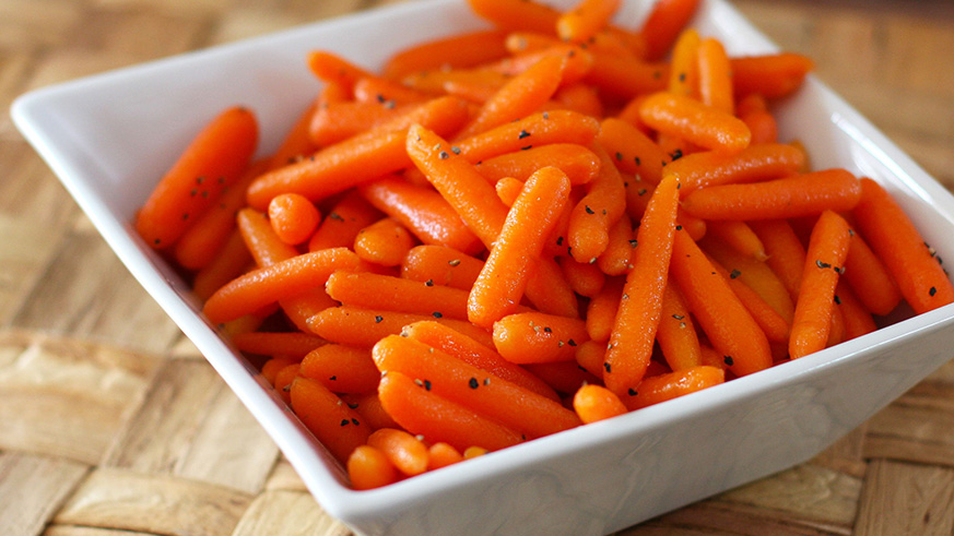 Honey glazed baby carrots make for healthy snacks. Net photo