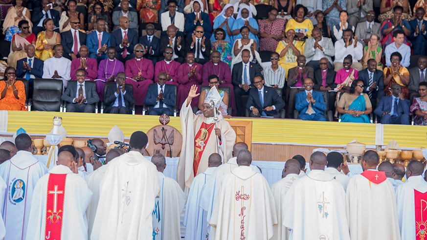 Kambanda has been a bishop for five years, and before then, he led two major seminaries of the Catholic Church of Rwanda.