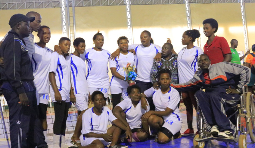 Bugesera pose for a photo after winning the Heroes tourney. Yvonne Iradukunda.