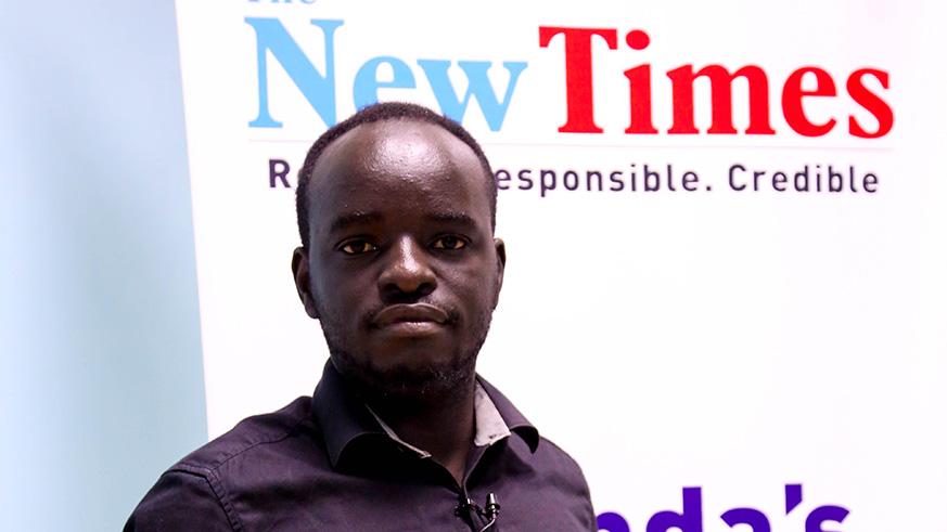 Chita at The New Times offices. Faustin Niyigena.