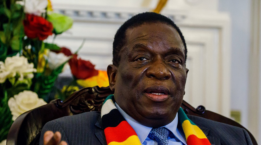 Zimbabwean President Emmerson Mnangagwa. / Internet photo