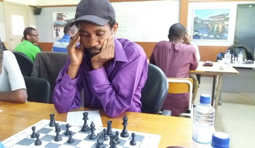 Eugene Kagabo, winner of the 2016 Rwanda Open, is seen here during a recent local tournament in Kigali. Courtesy.