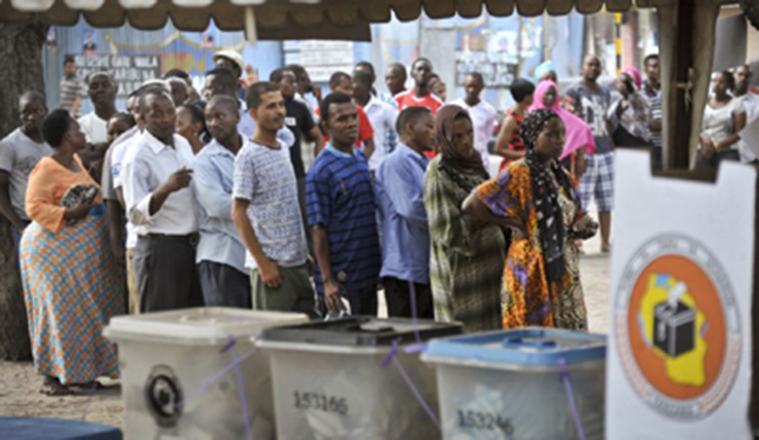 Voters casting their votes in one of the polling units Net photo.