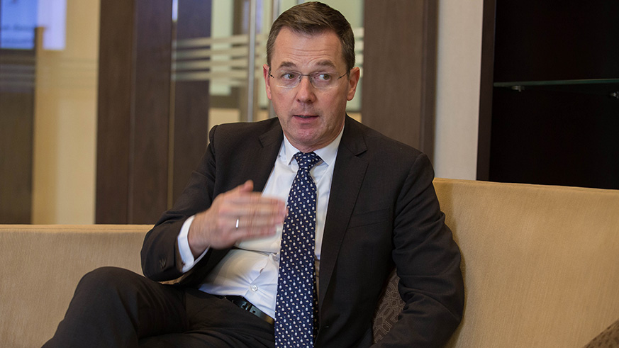 IFC Vice President for the Middle East and Africa Sergio Pimenta during the interview with The New Times last week. Nadege Imbabazi.