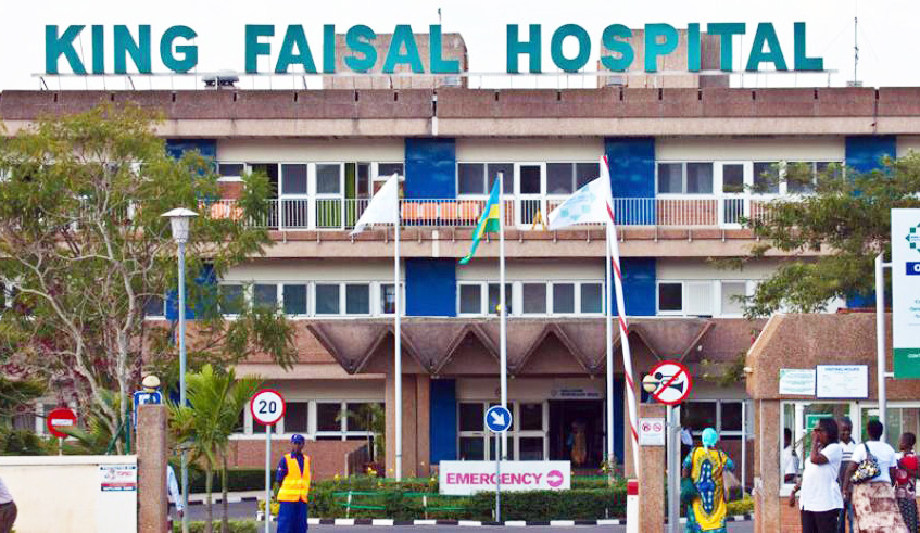 Entrance of Oshen-King Faisal Hospital, Kigali. The facility is one of the countryu2019s referral hospitals. File.