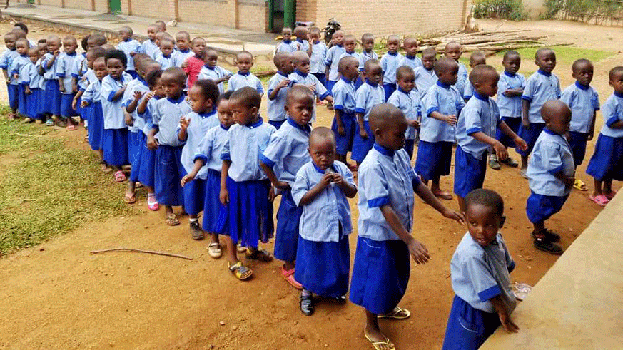 Over 300 children have been enrolled from nursery to primary three since last year. Frederic Byumvuhore