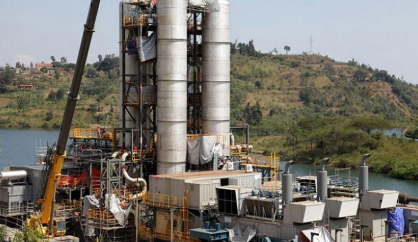 Kivuwatt Methane Gas Project on Lake Kivu in Karongi District. File.