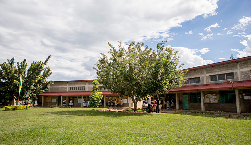 Gashora Girls Academy of Science and Technology students at school. Net photo.