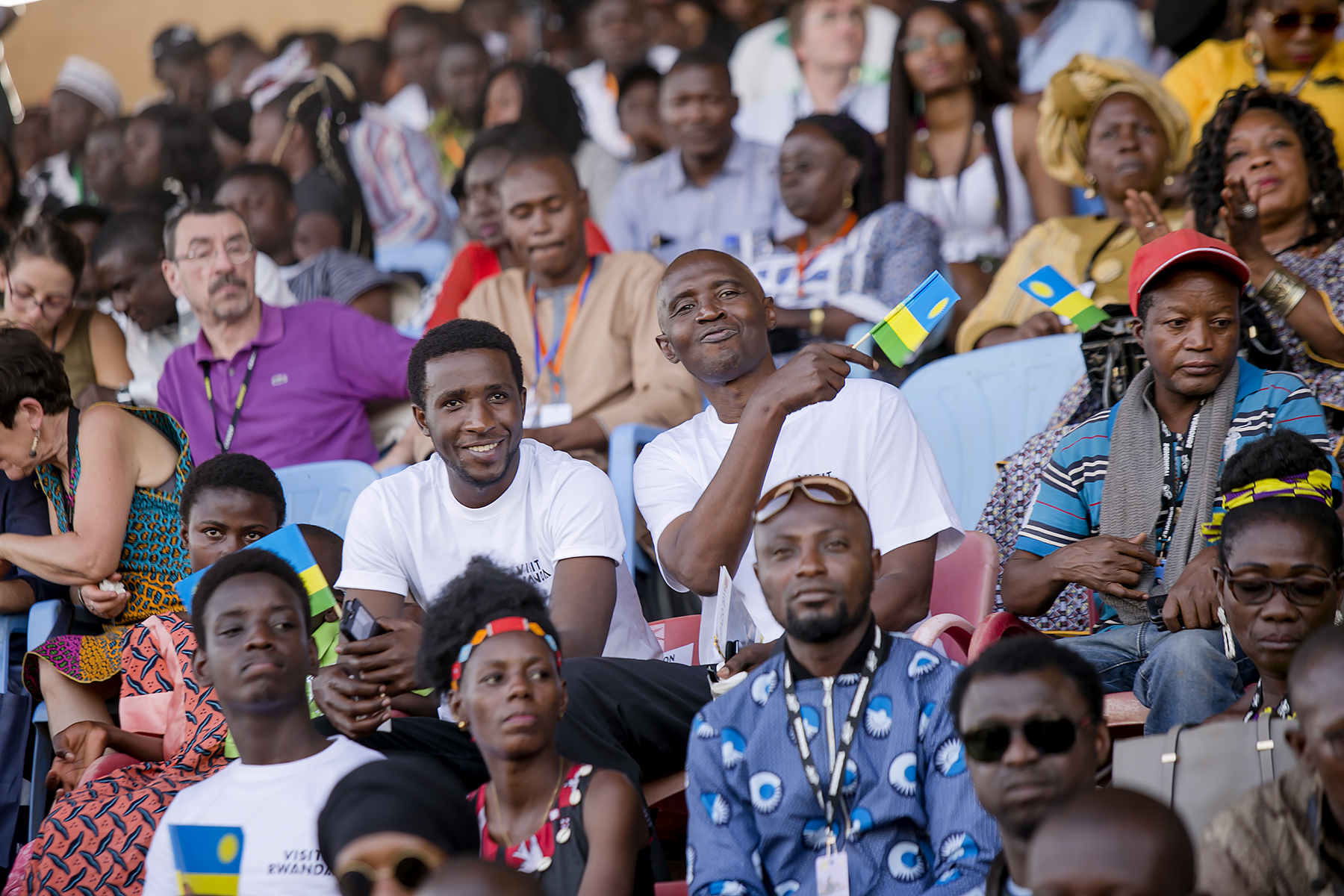 At the opening of the historic Fespaco 2019, Urukerereza, Rwandan national ballet, performed before thousands of guests at the colourful Pan-African festival. Courtesy photos.