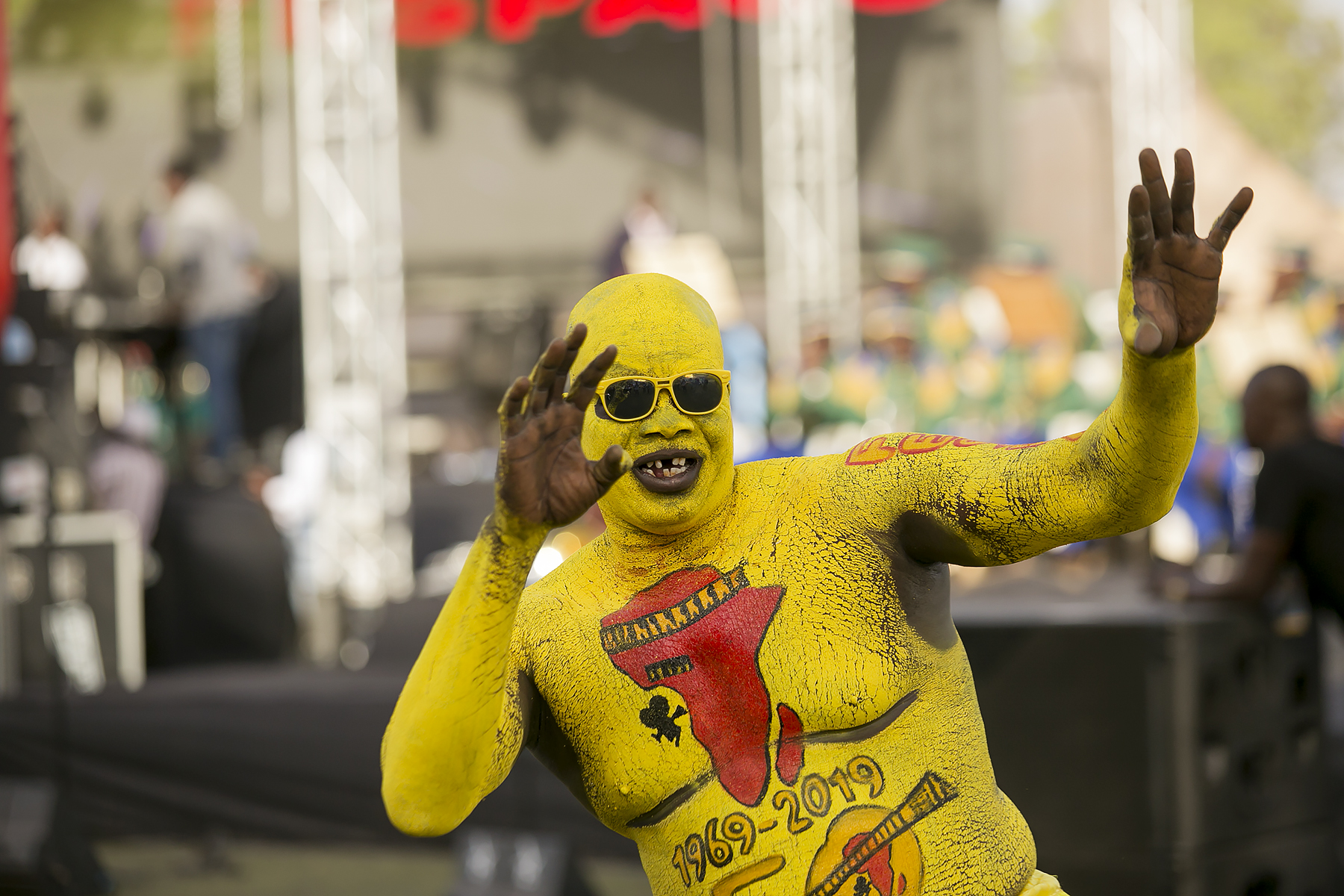 At the opening of the historic Fespaco 2019, Urukerereza, Rwandan national ballet, performed before thousands of guests at the colourful Pan-African festival. Courtesy photos.