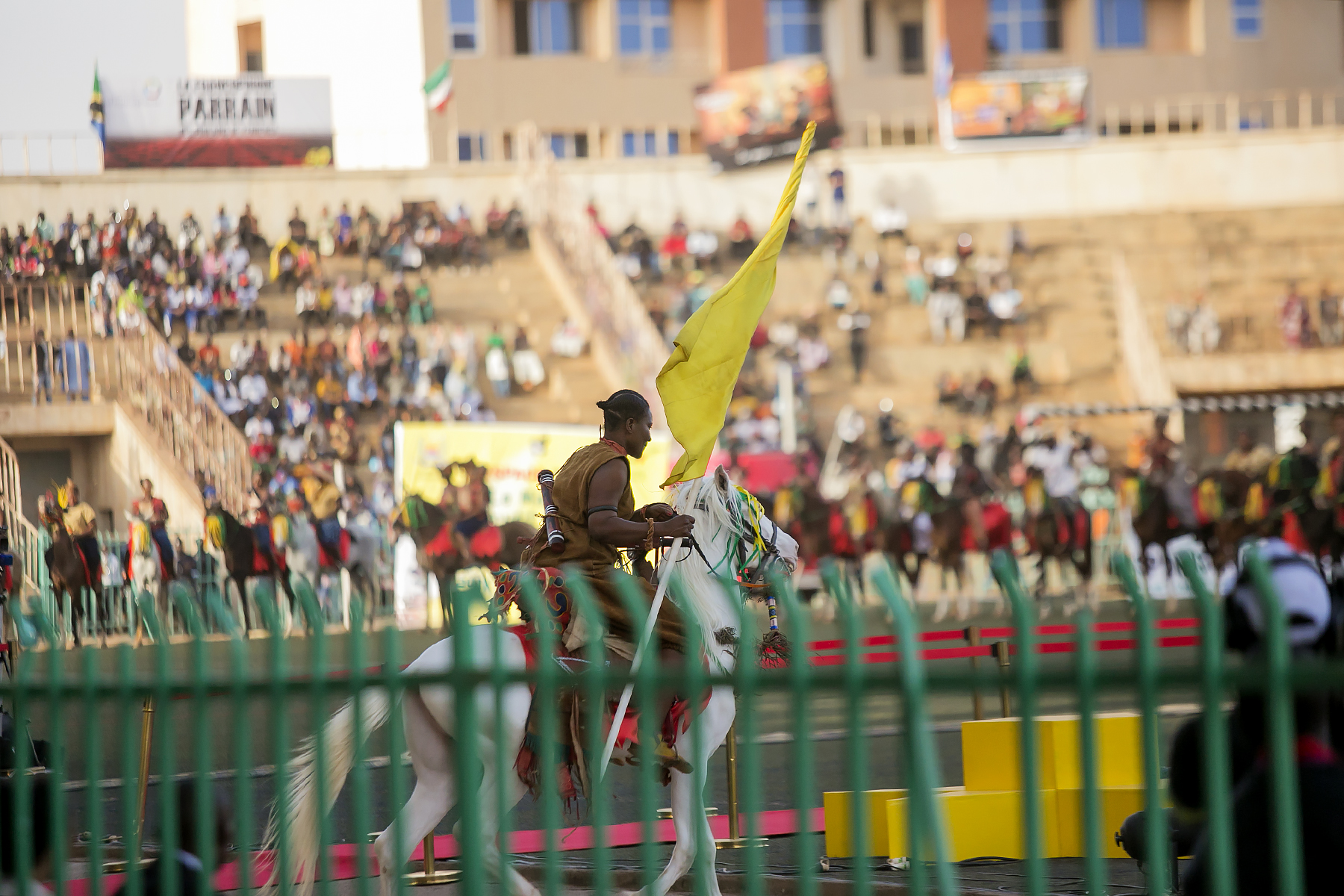 At the opening of the historic Fespaco 2019, Urukerereza, Rwandan national ballet, performed before thousands of guests at the colourful Pan-African festival. Courtesy photos.
