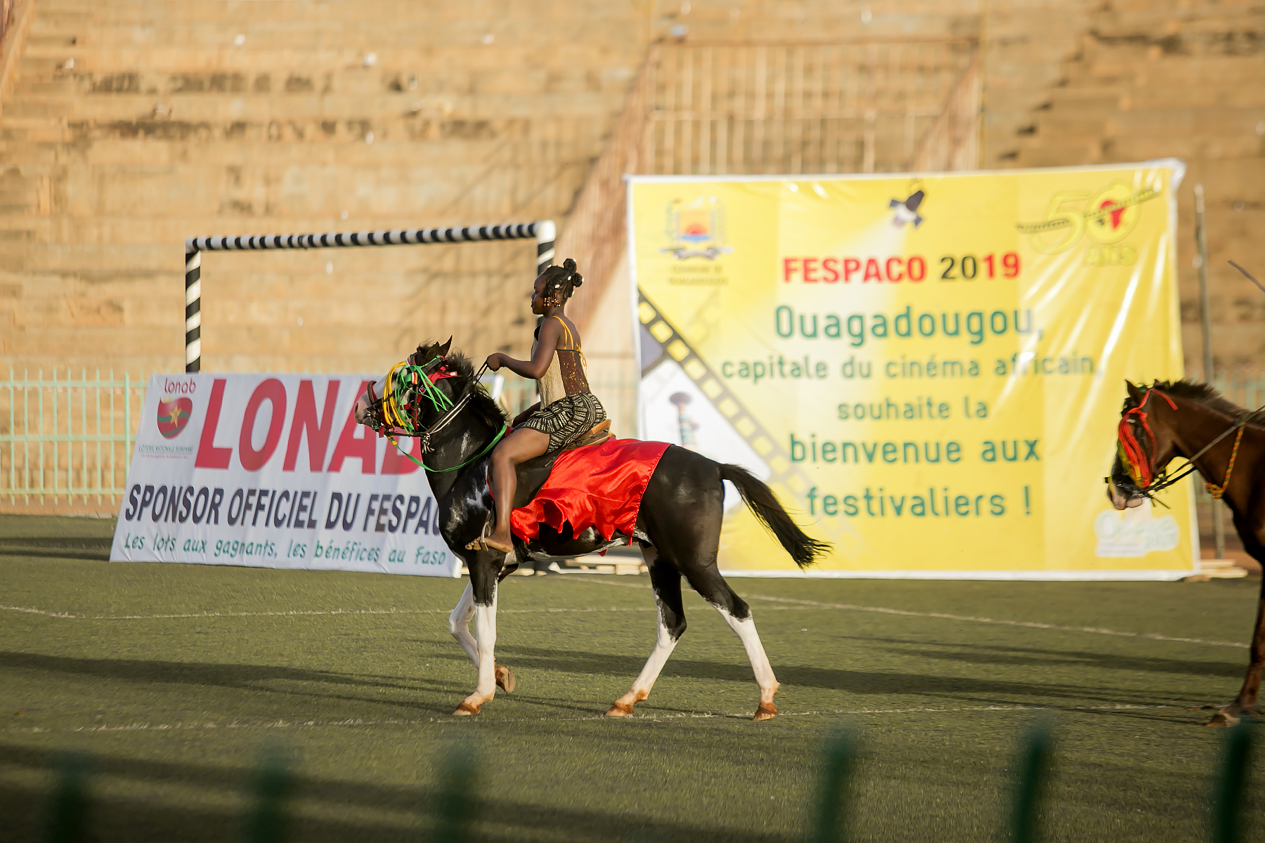 At the opening of the historic Fespaco 2019, Urukerereza, Rwandan national ballet, performed before thousands of guests at the colourful Pan-African festival. Courtesy photos.