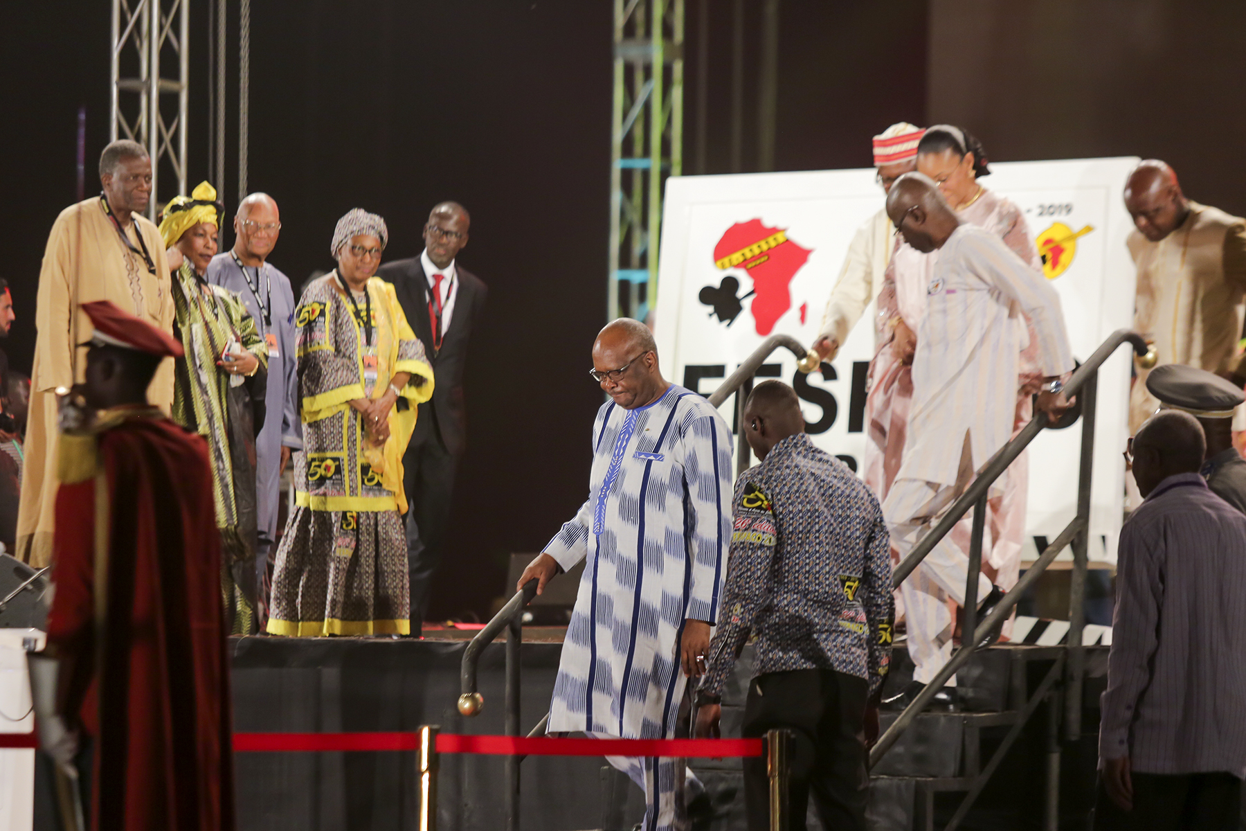 At the opening of the historic Fespaco 2019, Urukerereza, Rwandan national ballet, performed before thousands of guests at the colourful Pan-African festival. Courtesy photos.