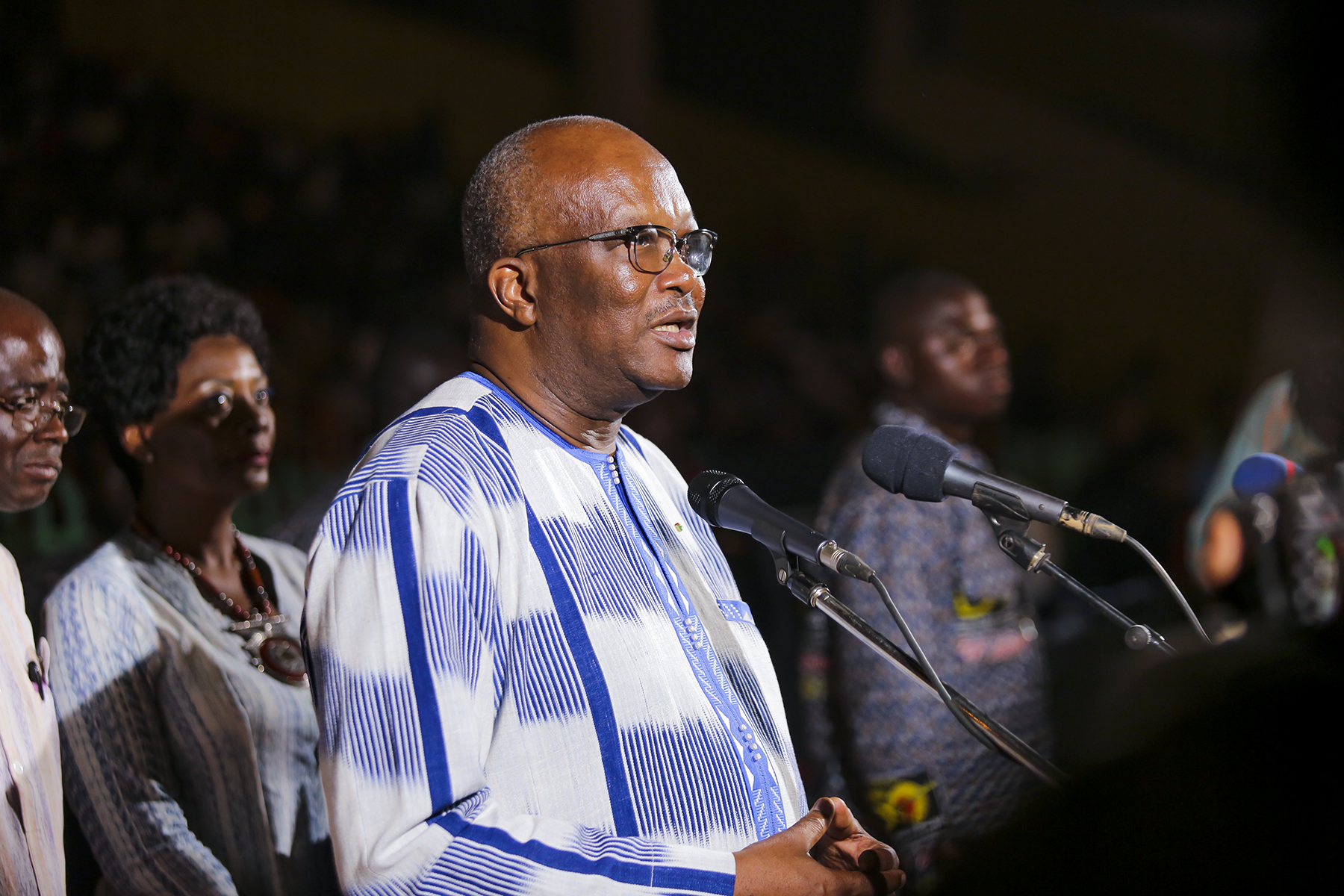 At the opening of the historic Fespaco 2019, Urukerereza, Rwandan national ballet, performed before thousands of guests at the colourful Pan-African festival. Courtesy photos.