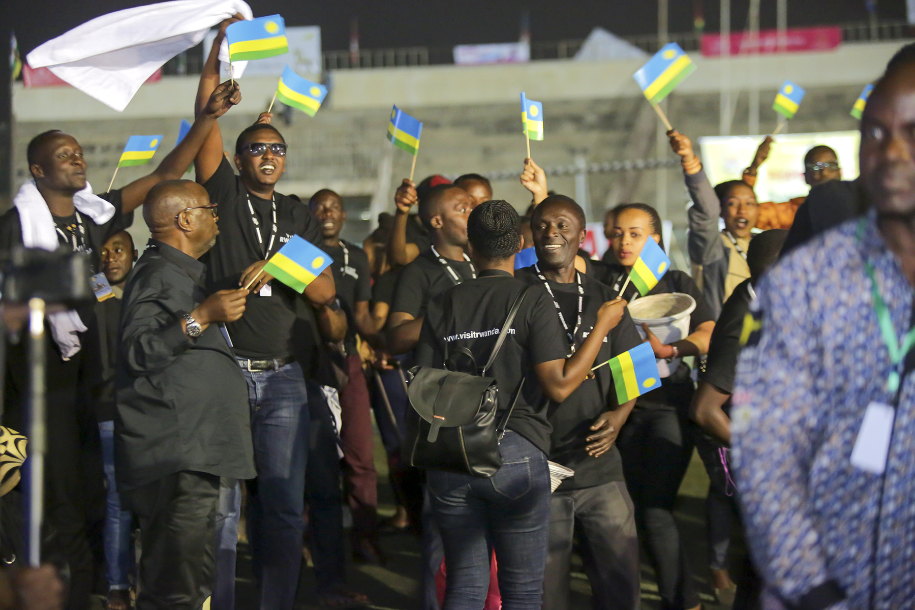 At the opening of the historic Fespaco 2019, Urukerereza, Rwandan national ballet, performed before thousands of guests at the colourful Pan-African festival. Courtesy photos.