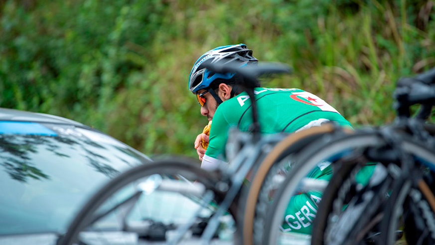 There was no Algerian rider in Stage One's top 10 on Sunday. 