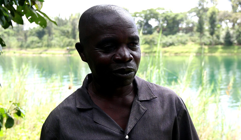 Andre Bizimungu, the Chairman of COPAC, a cooperative of farmers around Lake Kivu. Courtesy.