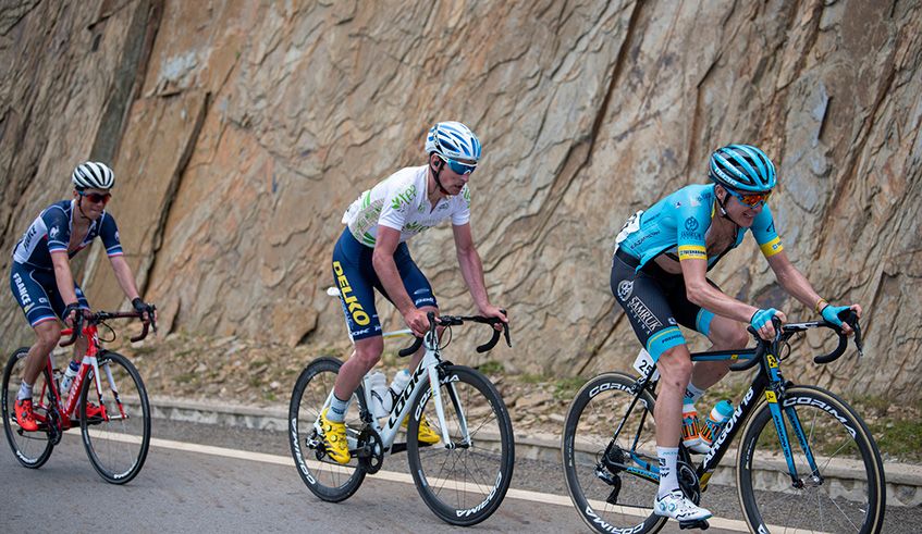 Riders during Stage 4 on Wednesday