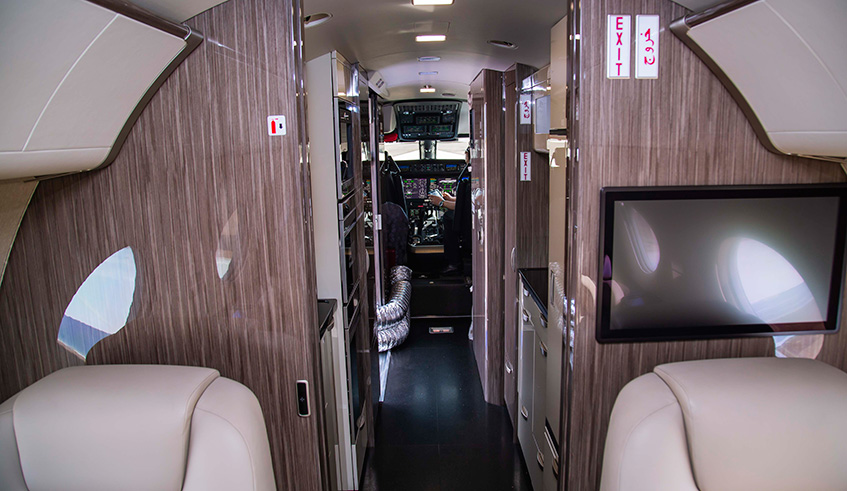 G500 interior. 