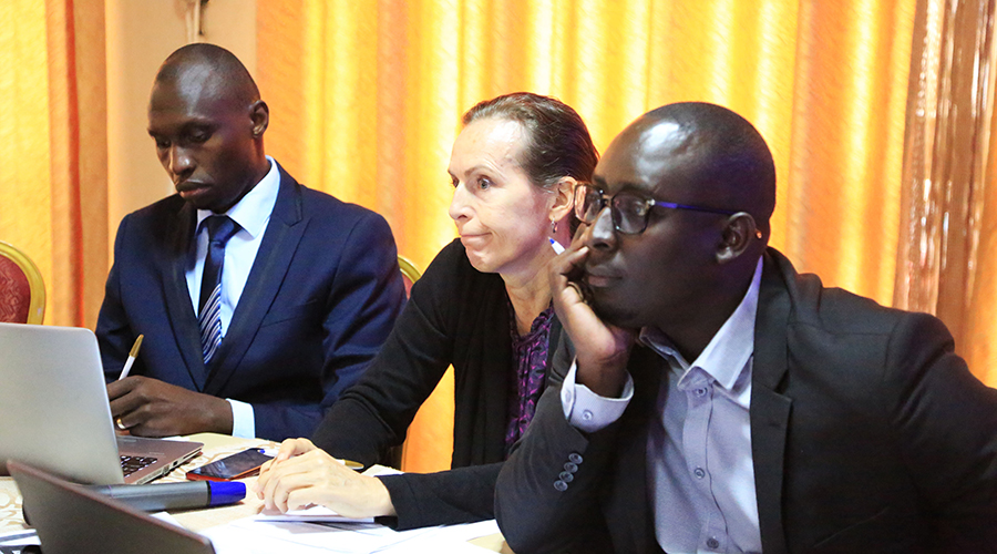 Participants follow the presentation of the report yesterday. / Sam Ngendahimana