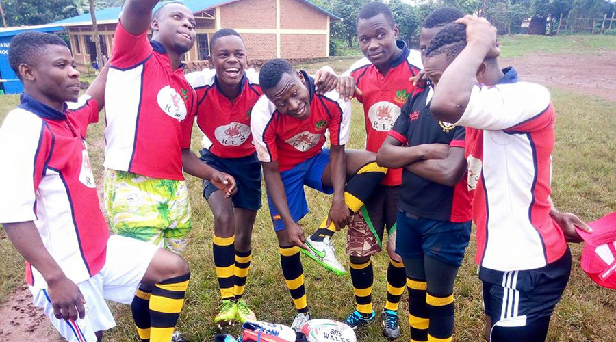Resilience RFC players after receiving new boots and balls for the upcoming 2019 season. / Jejje Muhinde
