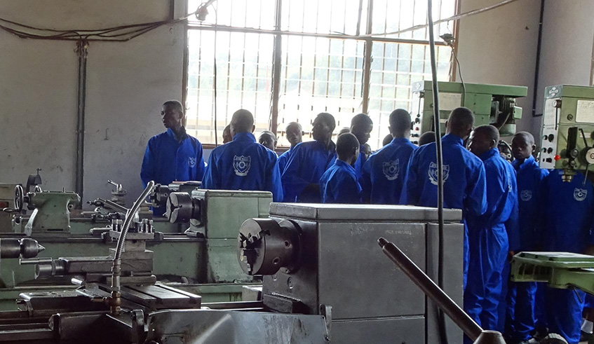 At least Rwf2 billion will go into training about 9,000 youth in manufacturing factories, energy sector, transport and logistics in a move to create jobs to curb unemployment in the next three years. File.