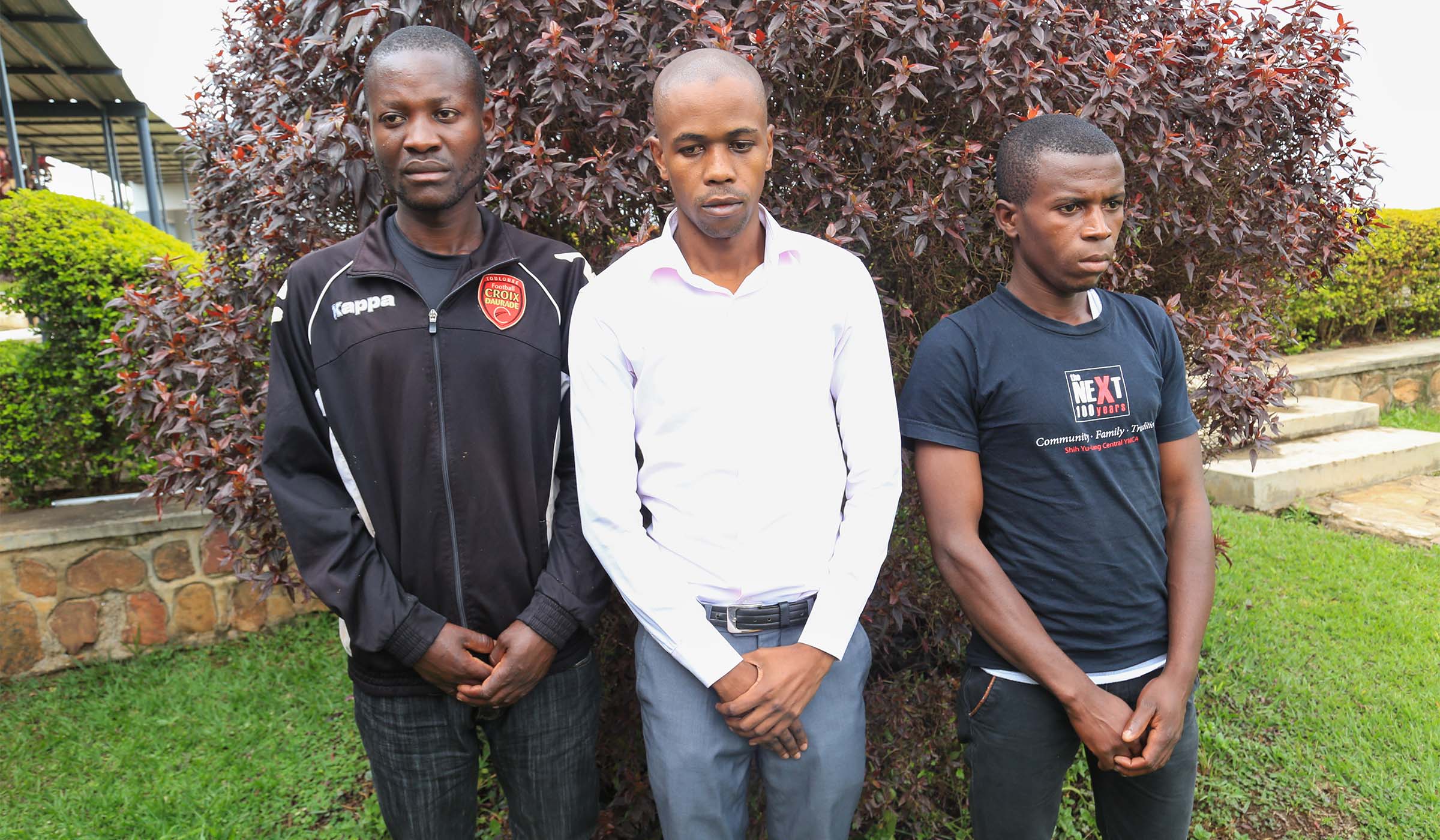 Three Rwandans returned to Kigali after enduring torture in Ugandan. Emmanuel Kwizera.