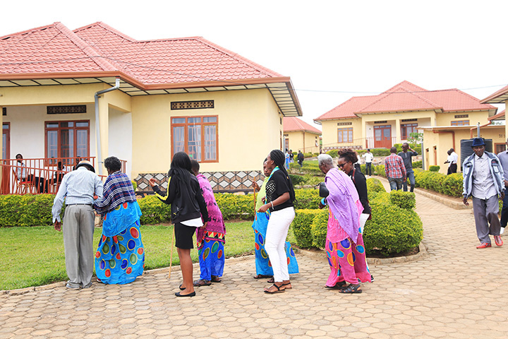 The youth recently visited a model village built for elderly Genocide survivors dubbed u201cIntwazau201d in Nyanza District. The homes have been built with support from Unity Club. File.