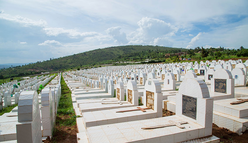 A view of Rusororo public cemetery last year. Accessing the cemetry, especially during the dry season, remains a challenge because of dust. Emmanuel Kwizera.