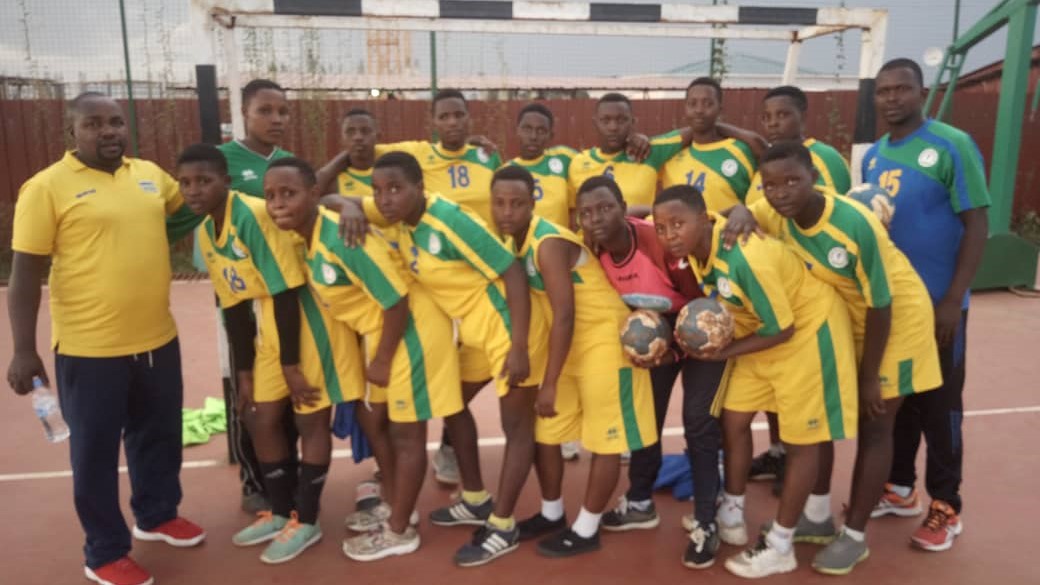The national Under-20 women's handball team in Zanzibar. Courtesy