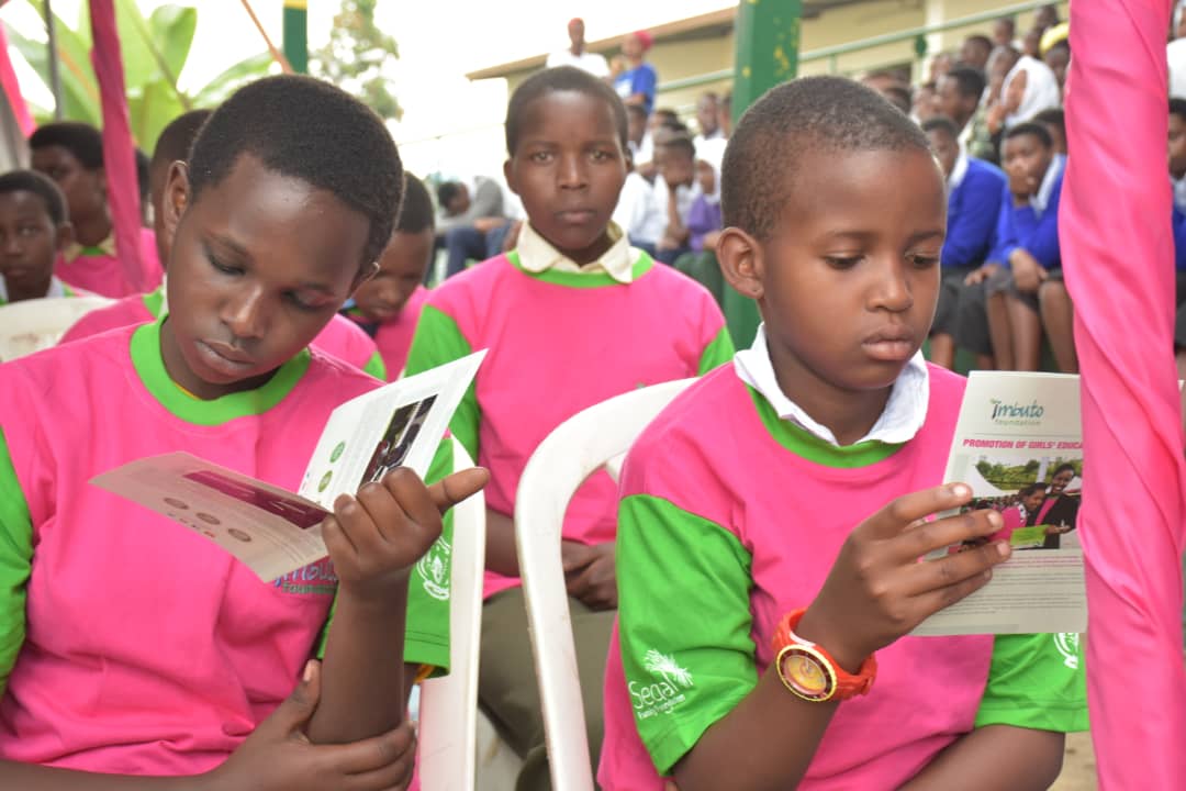 Some of the students at the event.