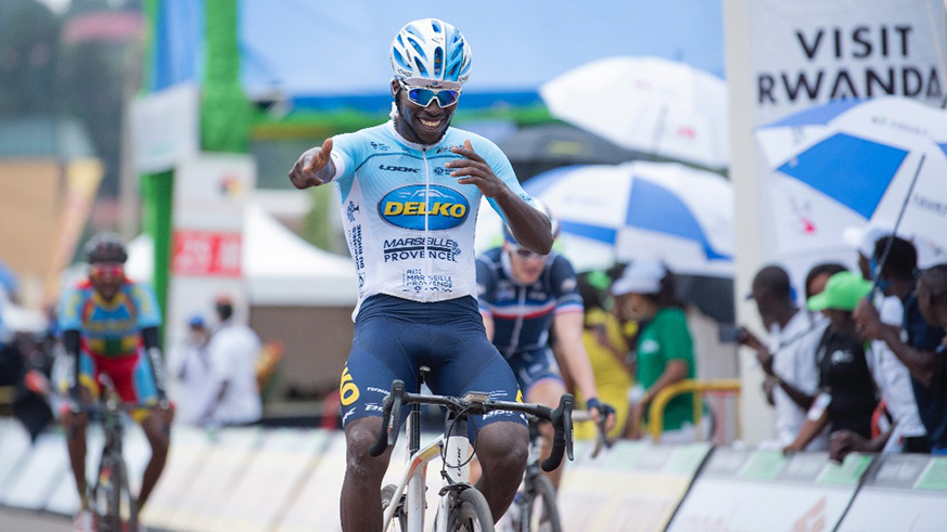 Africau2019s reigning Cyclist of the Year 2018, Joseph Areruya, 23, in Delko Marseille colours during the 2019 Tour du Rwanda this month. File