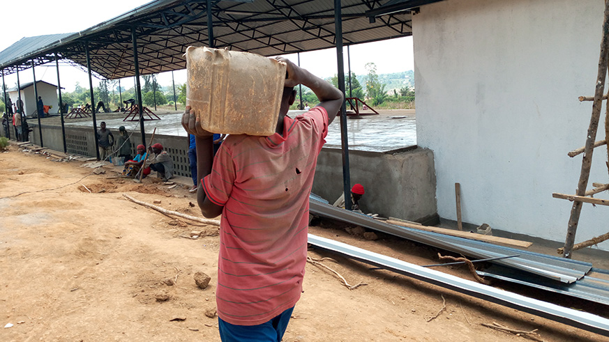 The first phase of renovation of Rukumberi memorial site, is close to completion.  Nadege Imbabazi.