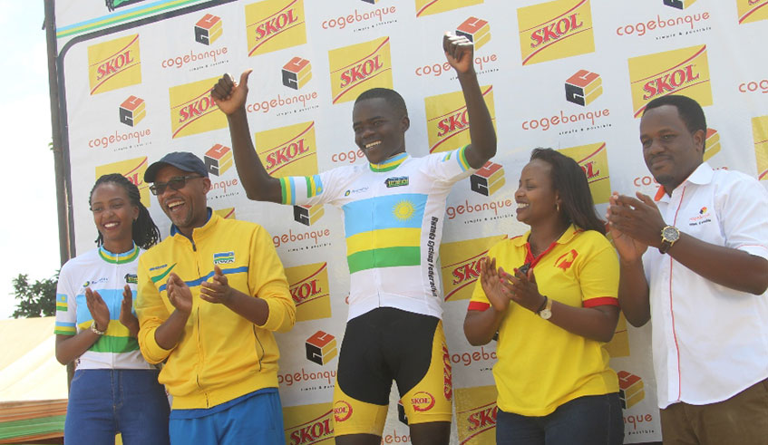 Youth cyclist Jean Eric Habimana, the reigning national champion in junior category, will be part of Team Rwanda at the 2019 ANOCA Youth Games in Huye District next week. Courtesy.